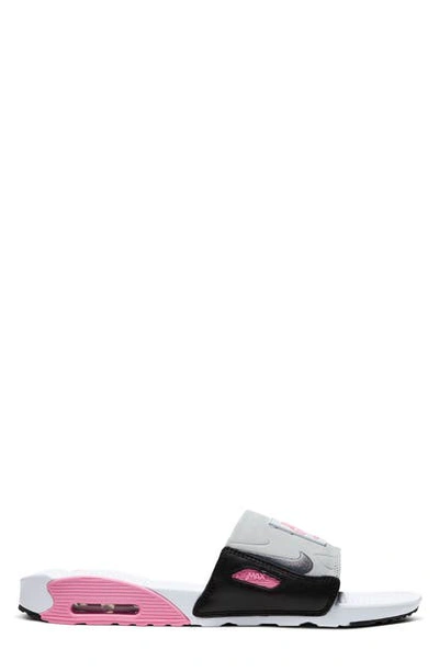 Shop Nike Air Max 90 Sport Slide In White/ Cool Grey/ Platinum