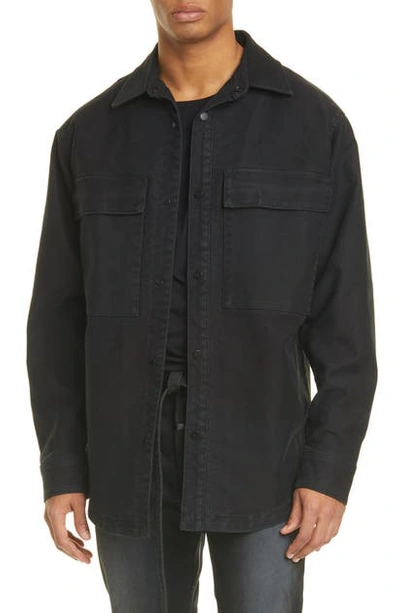 Shop Fear Of God Corduroy Jacket In Black