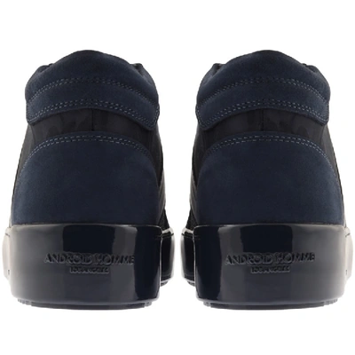 Shop Android Homme Propulsion Mid Trainers Navy