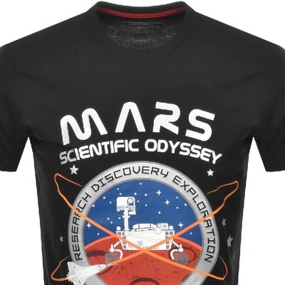 Shop Alpha Industries Mission To Mars T Shirt Black