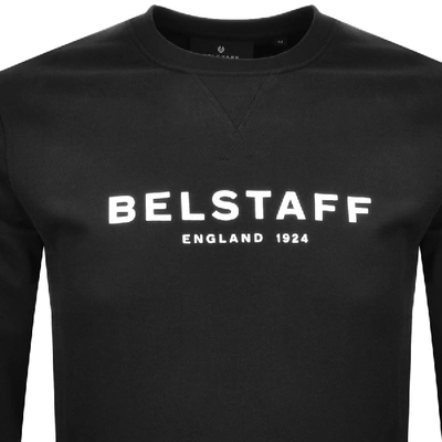Shop Belstaff 1924 Crew Neck Sweatshirt Black