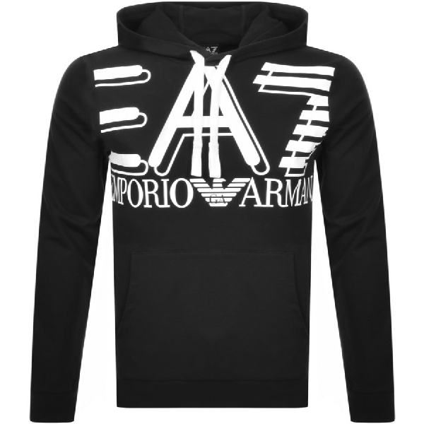 armani logo hoodie