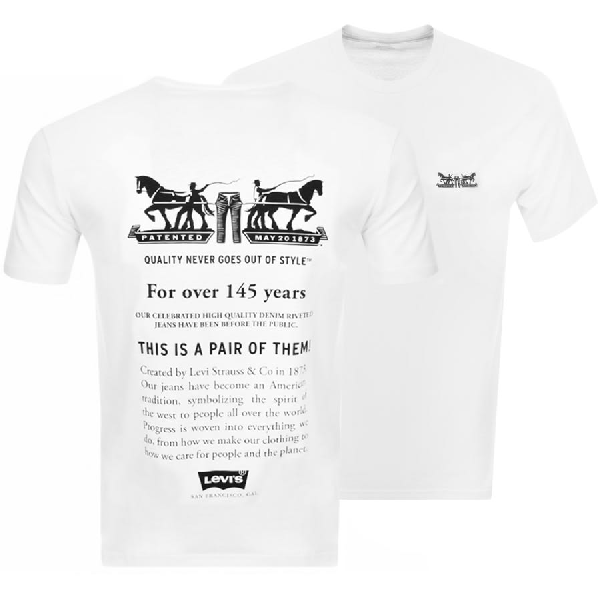 levi's 2 horse t shirt