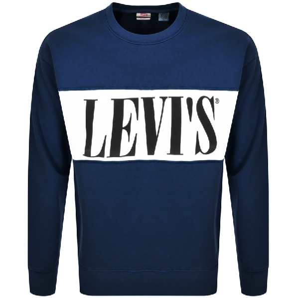 levi's colour block sweatshirt