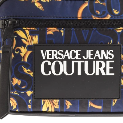 Shop Versace Jeans Couture Multiway Crossbody Bag Navy