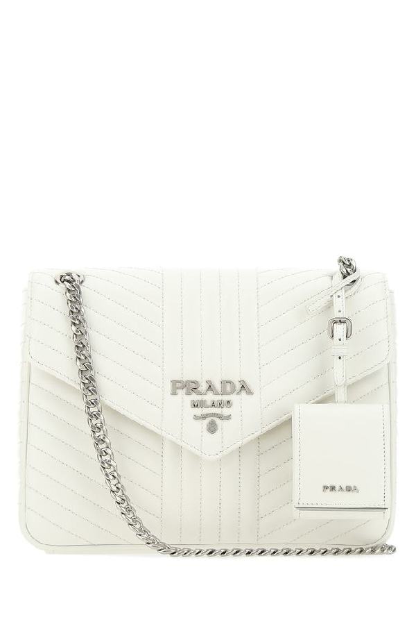prada white shoulder bag