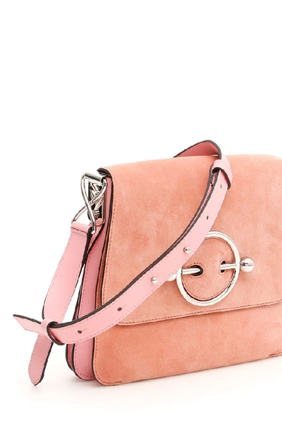 Shop Jw Anderson Disc Shoulder Bag In Pink
