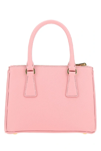 Shop Prada Mini Galleria Tote Bag In Pink