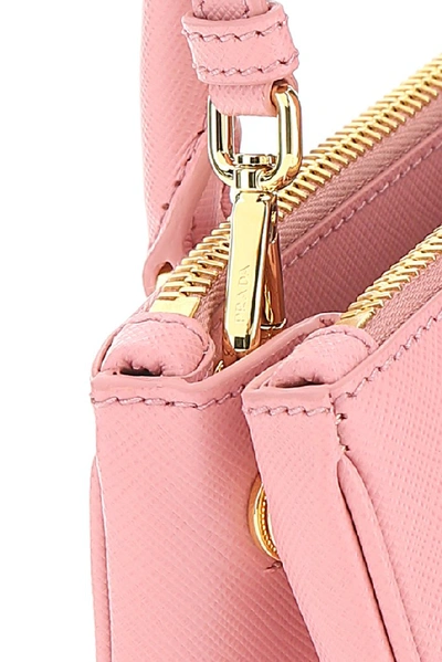 Shop Prada Mini Galleria Tote Bag In Pink
