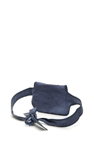 Shop Jacquemus Logo Belt Bag In Blue