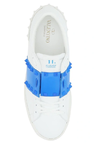 Shop Valentino Garavani Rockstud Untitled Sneakers In Multi