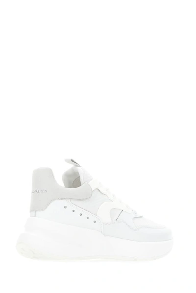 Shop Alexander Mcqueen Runner Sneakers In White