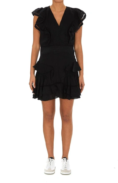 Shop Isabel Marant Étoile Audrey Dress In Black