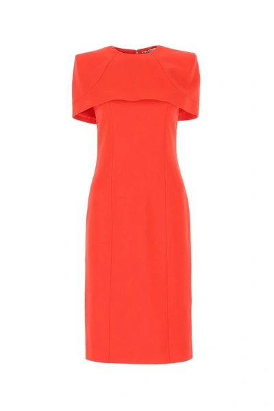 Shop Givenchy Fitted Dress In Red