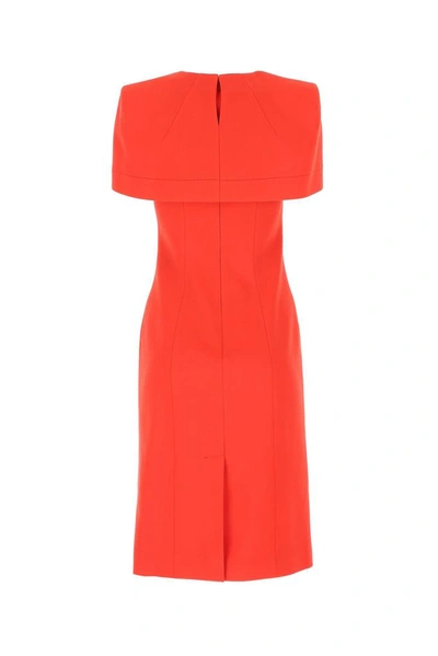Shop Givenchy Fitted Dress In Red