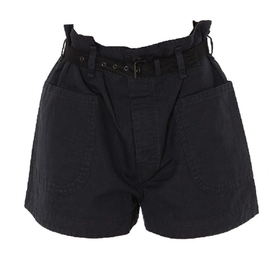 Shop Isabel Marant Étoile Rike Shorts In Black