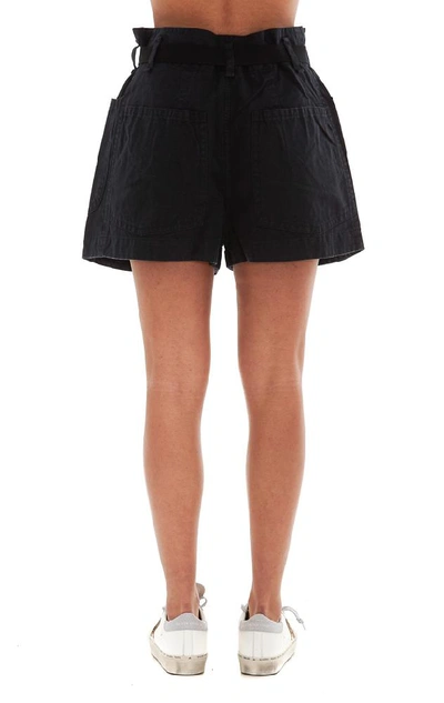 Shop Isabel Marant Étoile Rike Shorts In Black