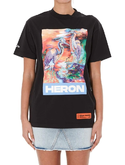 Shop Heron Preston Graphic Printed T In Black