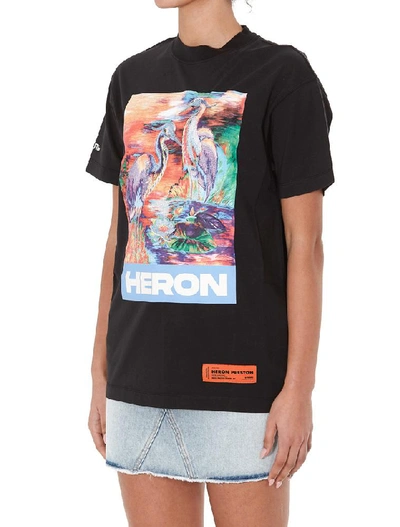 Shop Heron Preston Graphic Printed T In Black