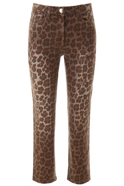 Shop Pinko Sandy Jeans In Brown
