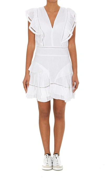 Shop Isabel Marant Étoile Audrey Dress In White