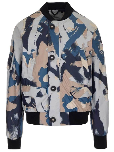 Shop Canada Goose Faber Printed Bomber Jacket In Multi