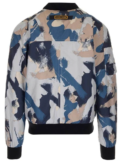 Shop Canada Goose Faber Printed Bomber Jacket In Multi