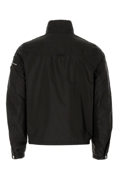 Shop Prada Reversible Jacket In Black