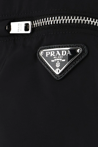 Shop Prada Reversible Jacket In Black