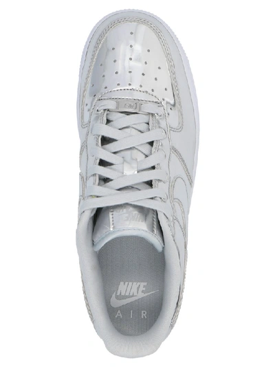 Shop Nike Air Force 1 Sneakers In Silver