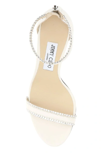 Shop Jimmy Choo Dochas Sandals In White