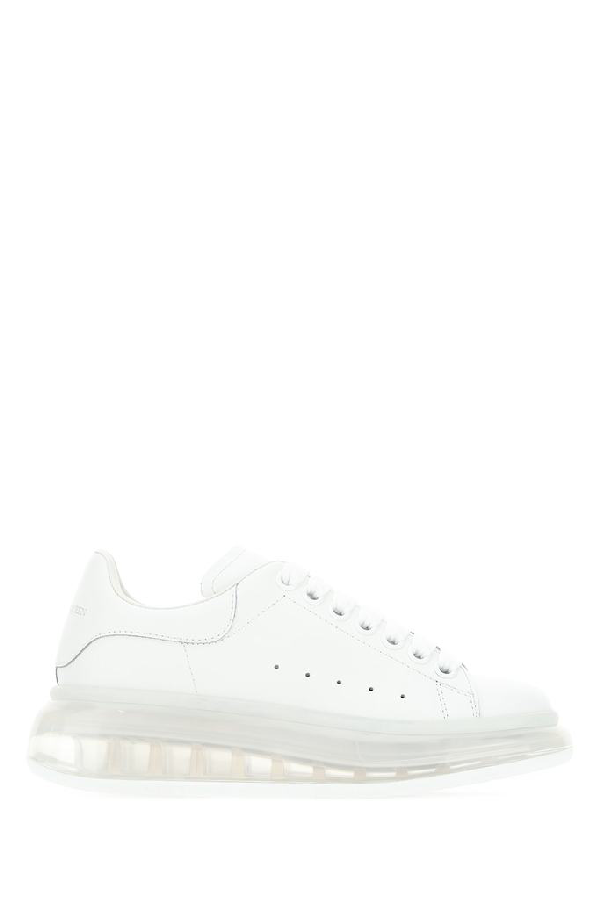 grey and white alexander mcqueen trainers