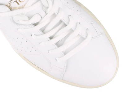 Shop Tod's Maxi Sneakers In White