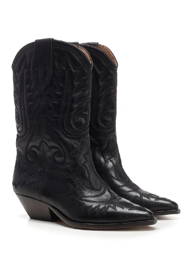 Shop Isabel Marant Duerto Boots In Black
