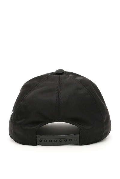 Shop Burberry Horseferry Print Baseball Cap In Black