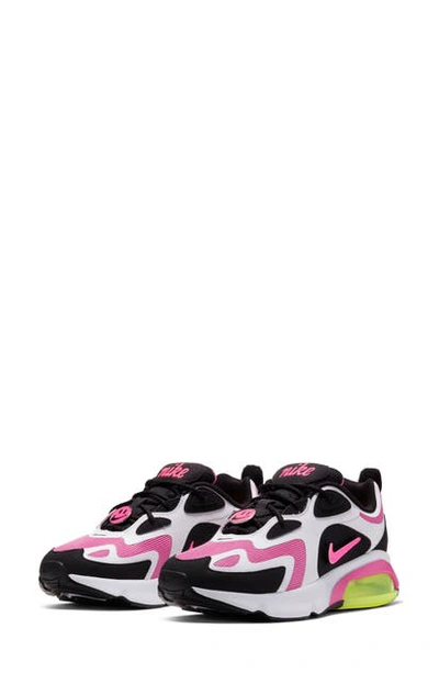 Shop Nike Air Max 200 Sneaker In Black/ Hyper Pink