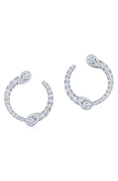 Shop Kwiat Eclipse Diamond Yin Yang Earrings In White Gold