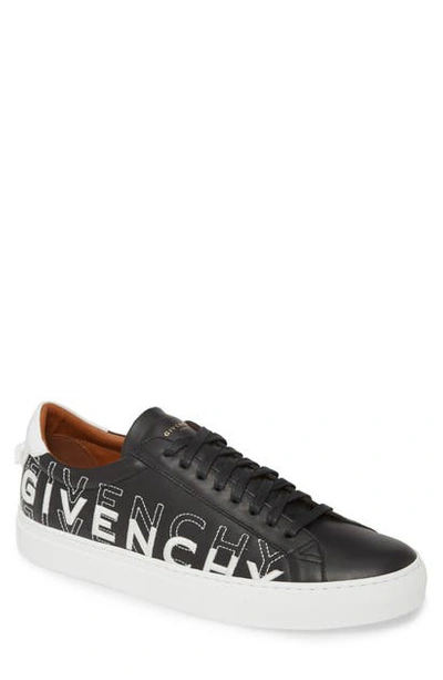 Shop Givenchy Logo Urban Street Sneaker In Black/ White