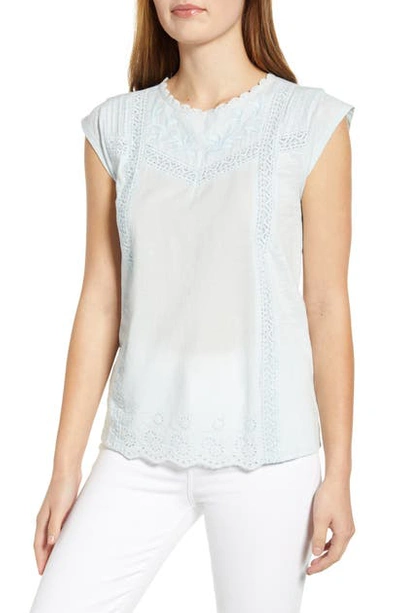 Lucky Brand Women's Embroidered Eyelet Tank Top - Macy's