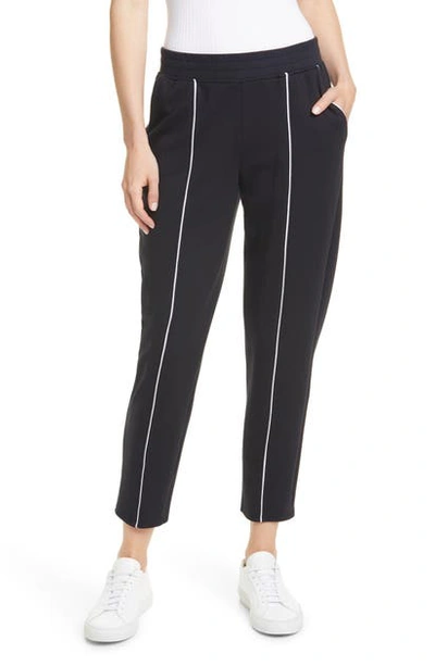 Shop Atm Anthony Thomas Melillo French Terry Crop Sweatpants In Black
