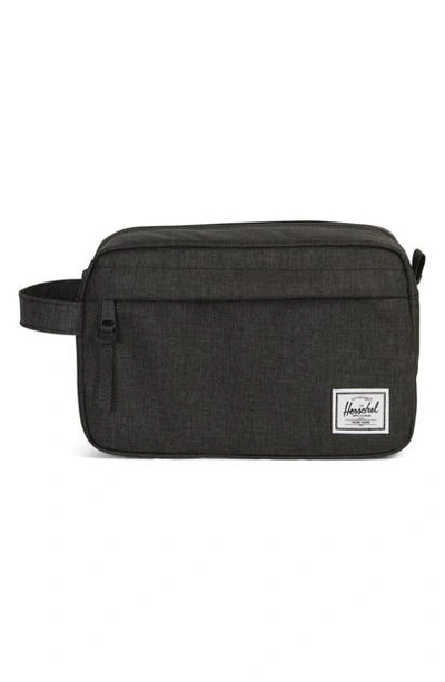 Shop Herschel Supply Co Chapter Dopp Kit In Black Crosshatch