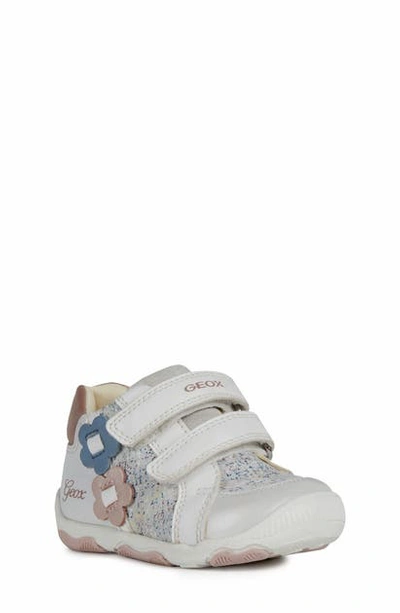 Geox Babies' New Balu 24 Metallic Sneaker In White | ModeSens