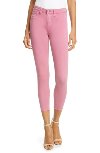 Shop L Agence High Waist Skinny Ankle Jeans In Wildrose