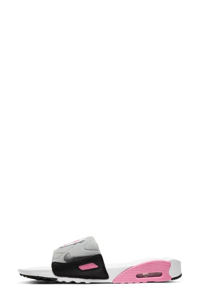 Shop Nike Air Max 90 Sport Slide In White/ Cool Grey/ Rose