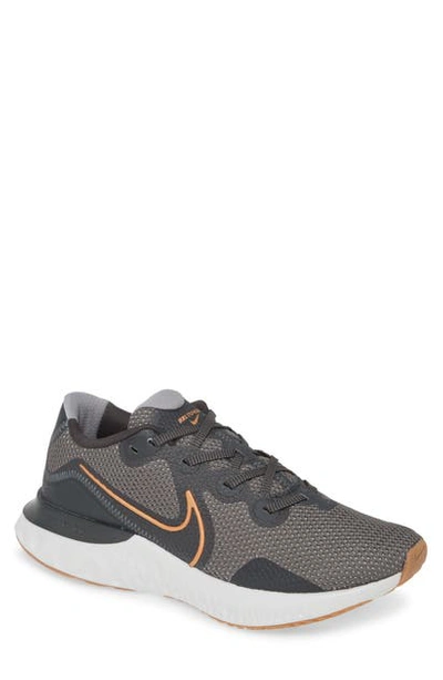 Shop Nike Renew Run Running Shoe In Iron Grey/ Copper/ Smoke Grey