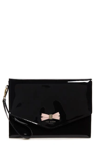Ted Baker Canei Bow Envelope Pouch In Black ModeSens