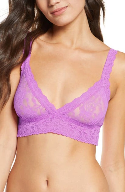 Shop Hanky Panky 'signature Lace' Bralette In Berry Sweet