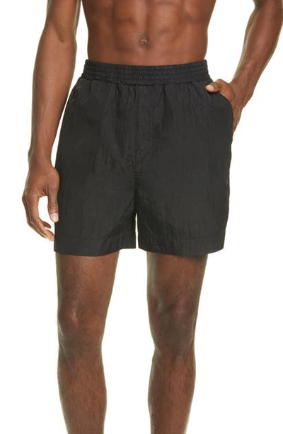 Shop Alyx Garment Dyed Swim Trunks In Black