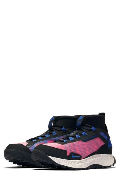 Shop Nike Acg Zoom Terra Zaherra Water Repellent Trail Sneaker In Rush Pink/ Racer Blue-black
