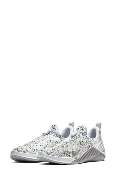 Nike React Metcon Women's Training Shoe In White/ Atmosphere Grey/ Black